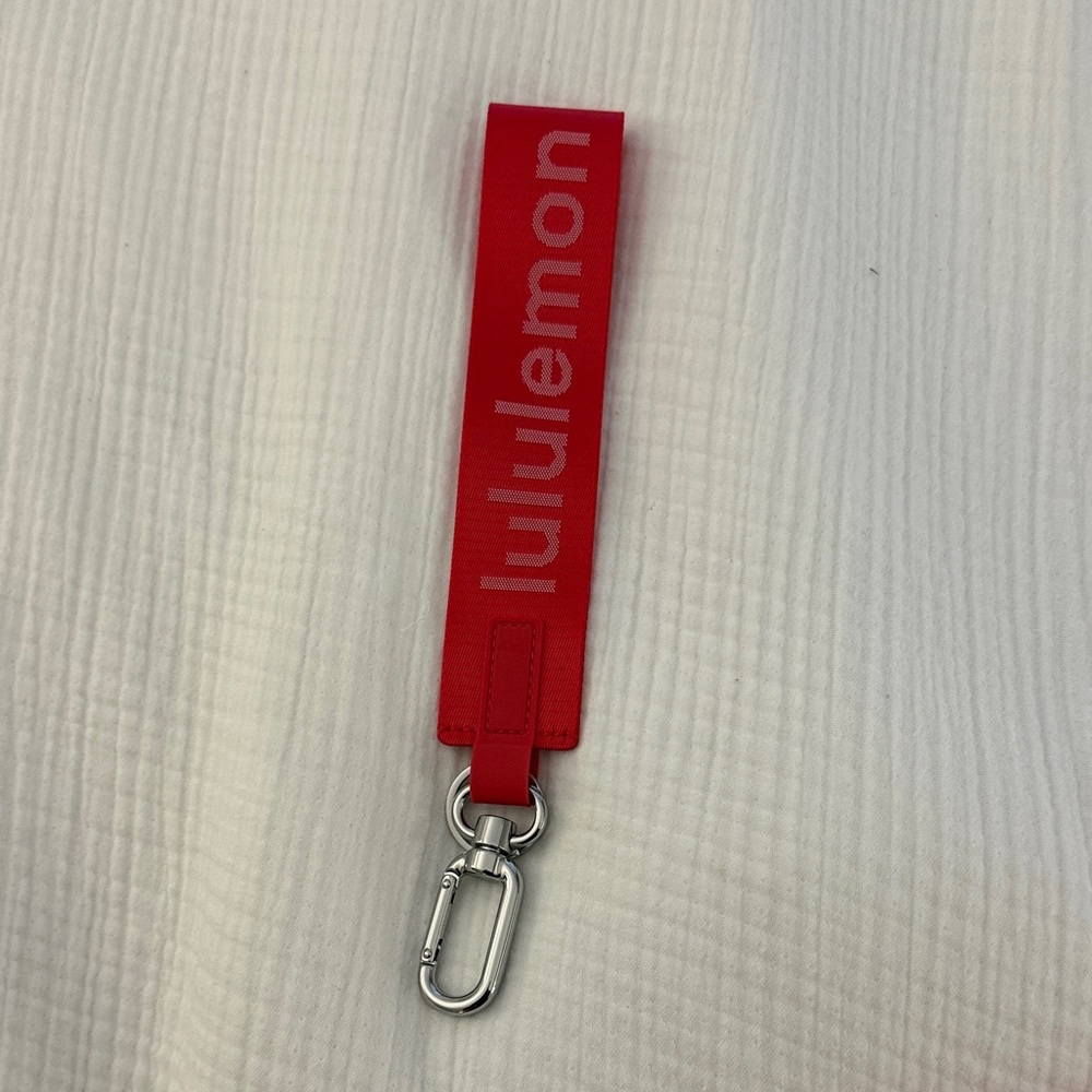 Lululemon Red Keychain